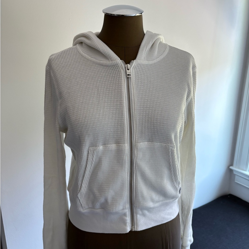 TNA White Sweatshirt Cozy Essential